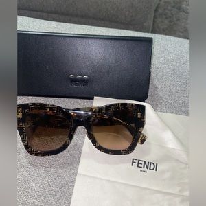 Fendi sunglasses!! Barely worn (less than 10x)- originally purchased for $500